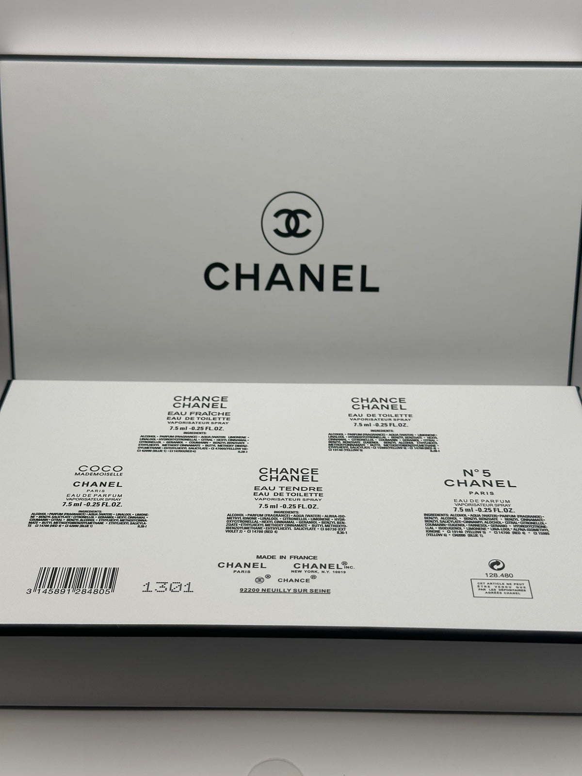 Chanel 5 piece gift set