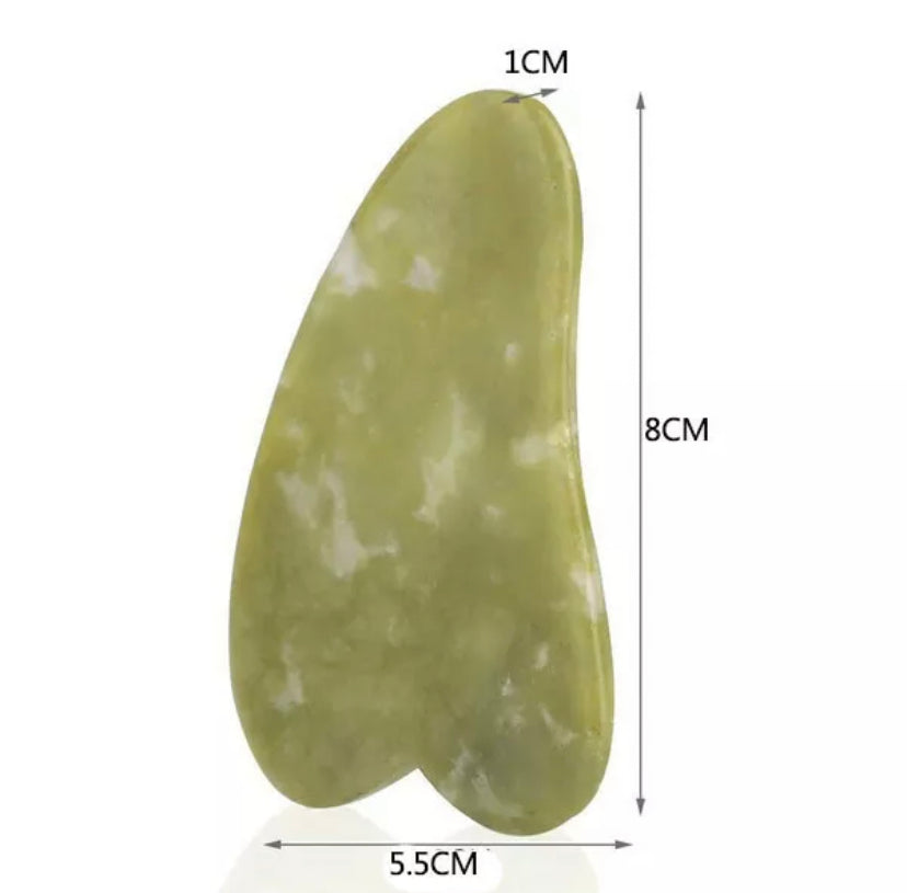 Natural Jade Facial Roller & Gua Sha Board Massager set -CLEARANCE WAS $25 NOW $20