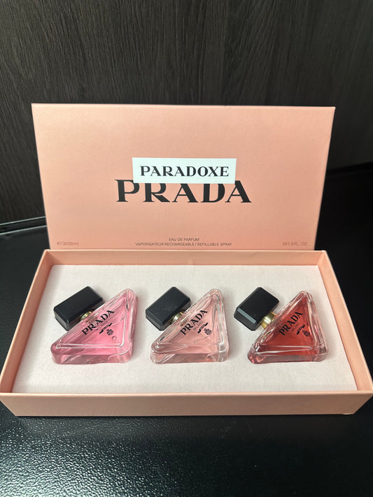 Prada 3 piece gift set