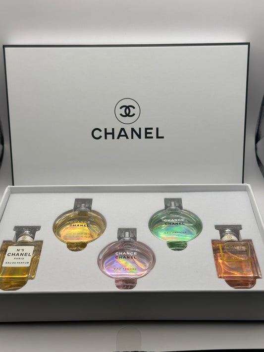 Chanel 5 piece gift set