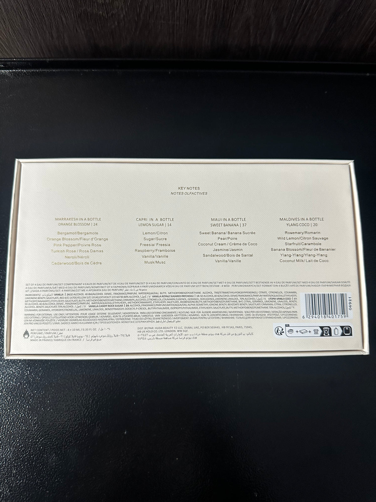 Kayali 4 piece gift set