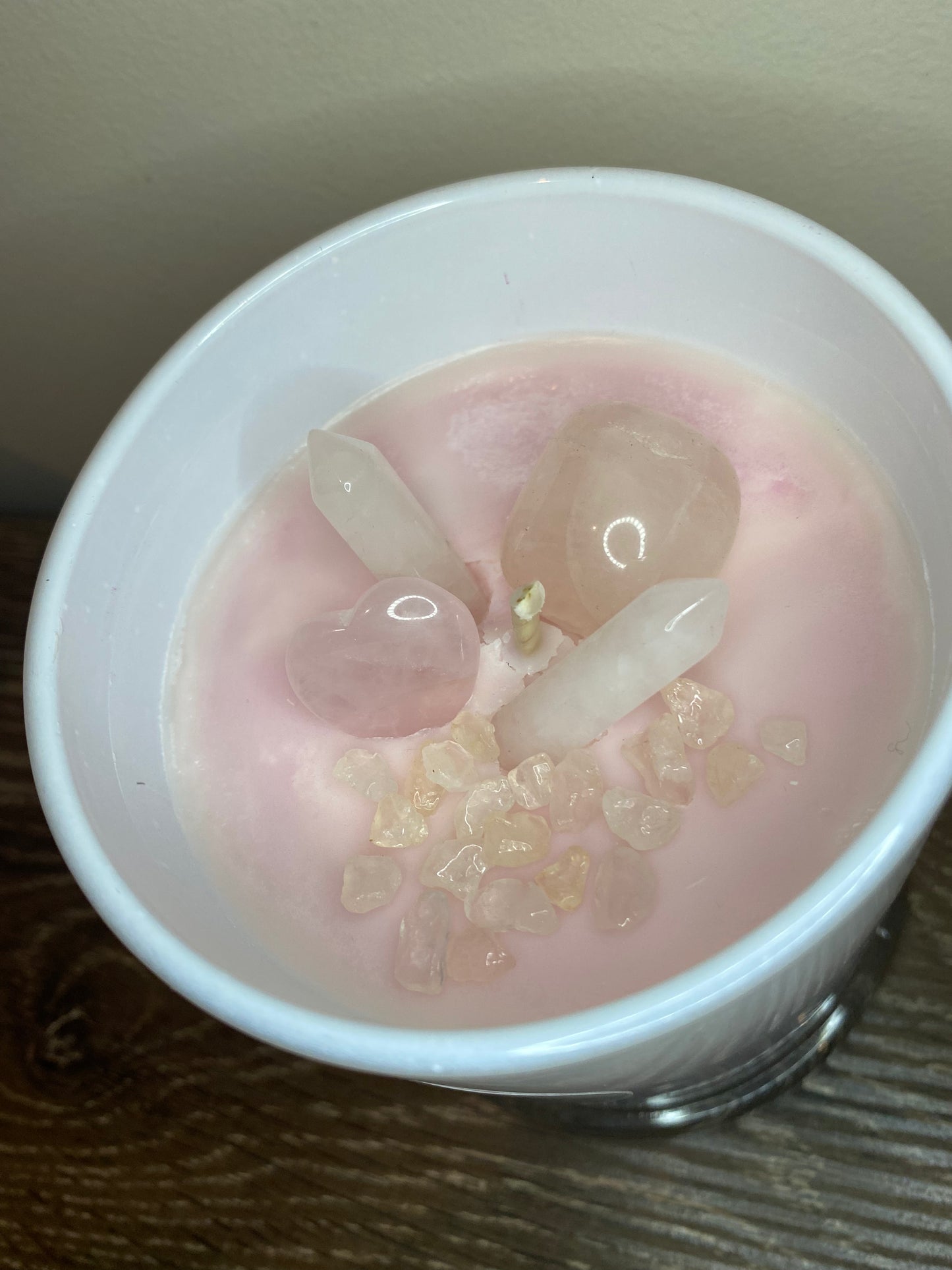 Crystal Infused Soy Candle Large