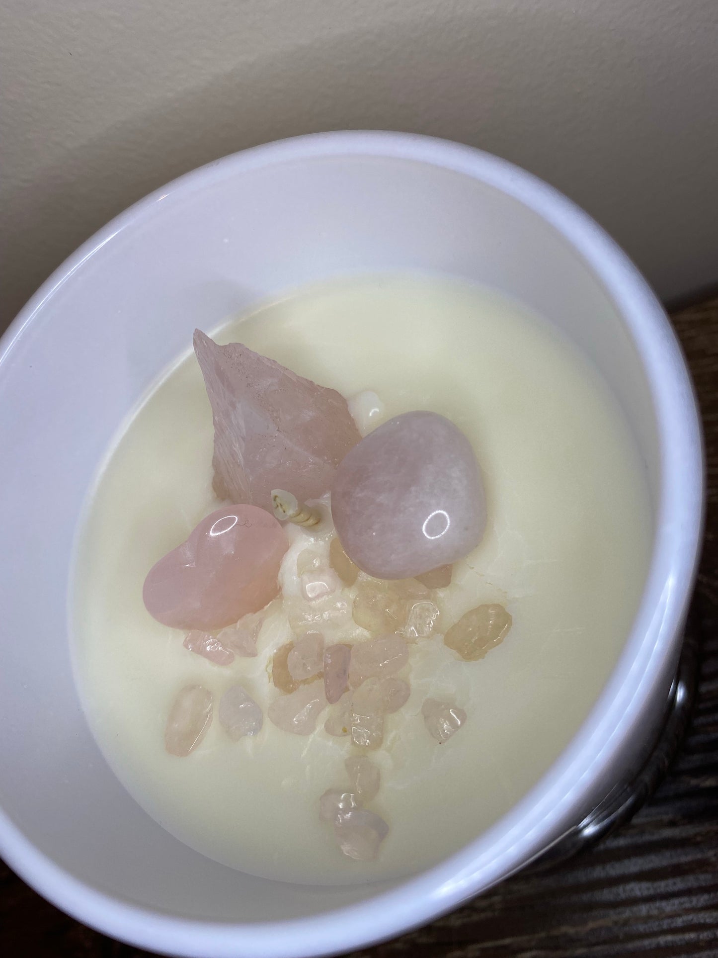 Crystal Infused Soy Candle Large